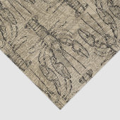 Vintag Nautic Seidenpapier (Ausschnitt)