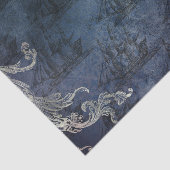 Vintag Nautic Seidenpapier (Ausschnitt)