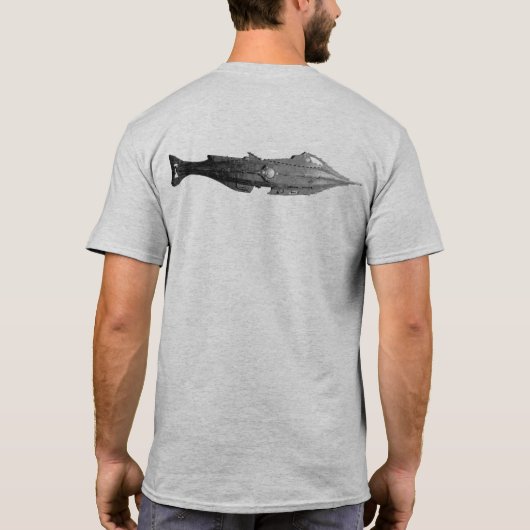 Vintag_nautilus01 T-Shirt (Rückseite)