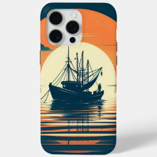 Vintag/Nautische Garnelen/Fischerei Case-Mate iPhone Hülle