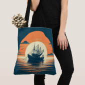 Vintag/Nautische Garnelen/Fischerei Tasche (Von Nahem)