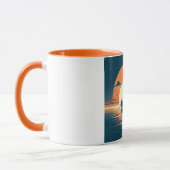 Vintag/Nautische Garnelen/Fischerei Tasse (Links)