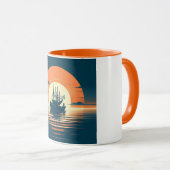 Vintag/Nautische Garnelen/Fischerei Tasse (VorderseiteRechts)