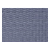 Vintag Navy Blue White Japan Bishamon Muster Tischdecke (Vorderseite (Horizontal))