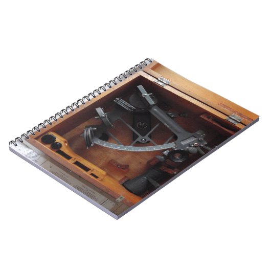 Vintag Navy Sextant Notizblock (Linke Seite)