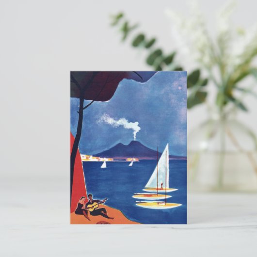 Vintag Neapel Italien Reisen Postkarte (Stehend Vorderseite)