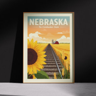 Vintag Nebraska Poster