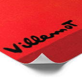 Vintag Negrita Le Rhum von Villemot Poster (Ecke)