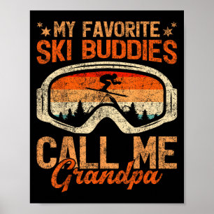 Vintag nennen meine Skilifte mich Opa Ski Fath Poster