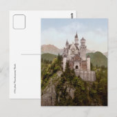 Vintag Neuschwanstein Bayern Postkarte (Vorne/Hinten)