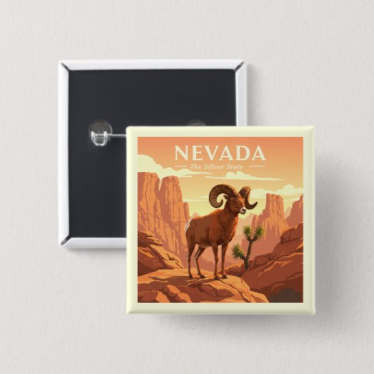 Vintag Nevada Button (Vorne & Hinten)