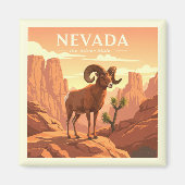 Vintag Nevada Magnet (Vorne)