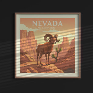 Vintag Nevada Poster