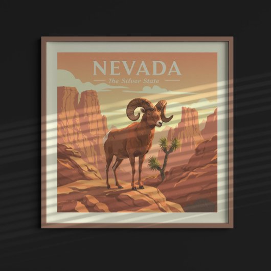 Vintag Nevada Poster