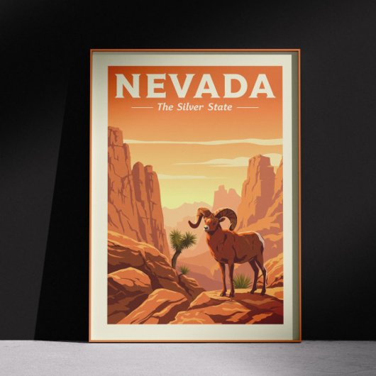 Vintag Nevada Poster