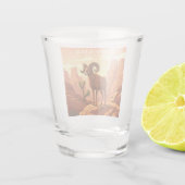 Vintag Nevada Schnapsglas (Rückseite)