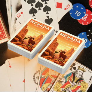 Vintag Nevada Spielkarten