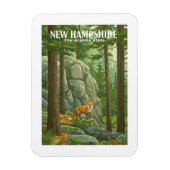 Vintag New Hampshire Magnet (Vertikal)