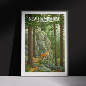 Vintag New Hampshire Poster