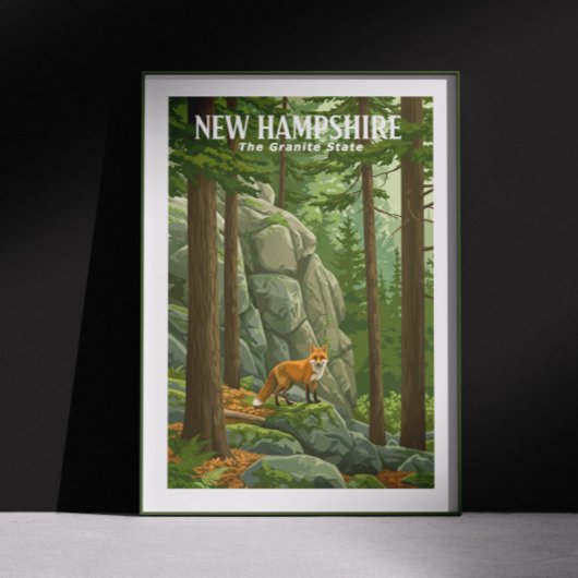 Vintag New Hampshire Poster
