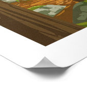 Vintag New Hampshire Poster (Ecke)