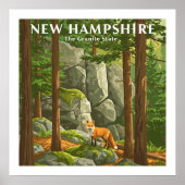 Vintag New Hampshire Poster (Vorne)