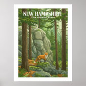 Vintag New Hampshire Poster (Vorne)