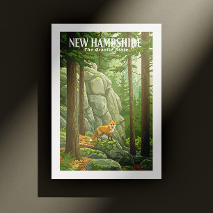 Vintag New Hampshire Postkarte