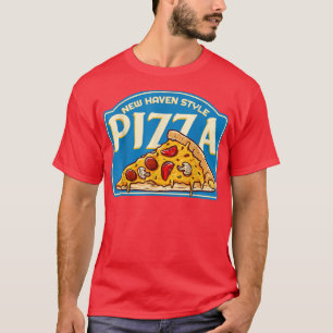 Vintag New Haven Style Pizza Lovers Apizza Ct Gif T-Shirt