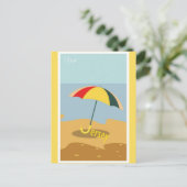 Vintag New Jersery Shore Travel Postkarte (Stehend Vorderseite)