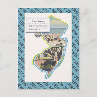 Vintag New Jersey Postkarte