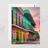Vintag New Orleans Louisiana Postkarte (Vorne/Hinten)