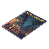 Vintag New Orleans Notizblock (Linke Seite)