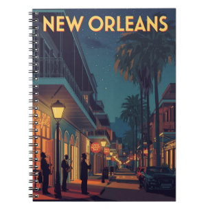 Vintag New Orleans Notizblock