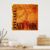 Vintag New York #2 - Poster (Küche)