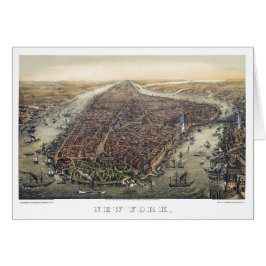 Vintag New York City, Manhattan, Brooklyn Bridge