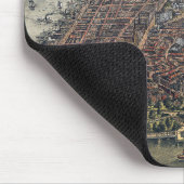 Vintag New York City, Manhattan, Brooklyn Bridge Mousepad (Ecke)