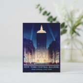 Vintag New York City, USA - Postkarte (Stehend Vorderseite)