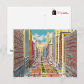 Vintag New York City, USA - Postkarte (Vorne/Hinten)