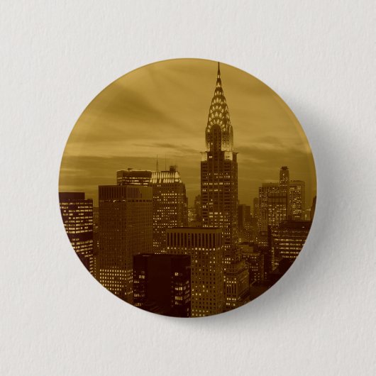 Vintag New York Manhattan Button (Vorderseite)