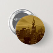 Vintag New York Manhattan Button (Vorne & Hinten)