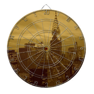 Vintag New York Manhattan Dartscheibe