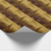Vintag New York Manhattan Geschenkpapier (Ecke)