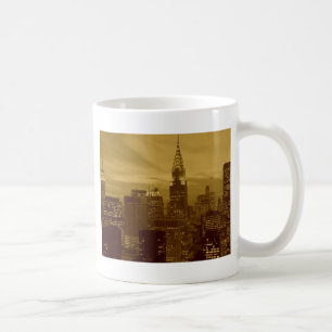 Vintag New York Manhattan Kaffeetasse