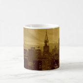Vintag New York Manhattan Kaffeetasse (Mittel)