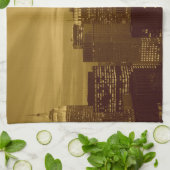 Vintag New York Manhattan Küchentuch (Gefaltet)