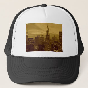 Vintag New York Manhattan Truckerkappe
