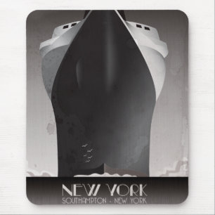 Vintag New York nach Southampton Mousepad