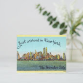 Vintag, New York. Postkarte (Stehend Vorderseite)