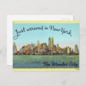 Vintag, New York. Postkarte (Vorne/Hinten)